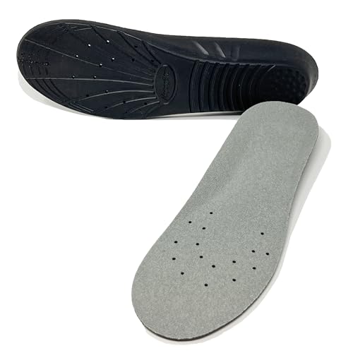 Happystep Memory Foam Insoles with Arch Support, Cushioning, and Shock Absorption - Relieve Plantar Fasciitis and Foot Pain, Comfort Everyday Shoe Insoles for Men & Women (US M: 6-8 or W: 7-9)
