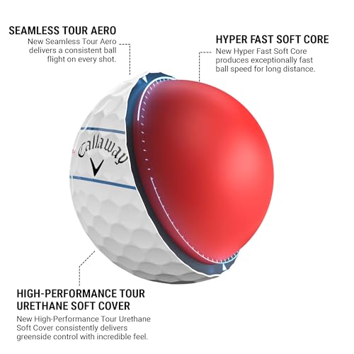 Callaway Golf Chrome Soft Golf Balls (360 Triple Track (White)