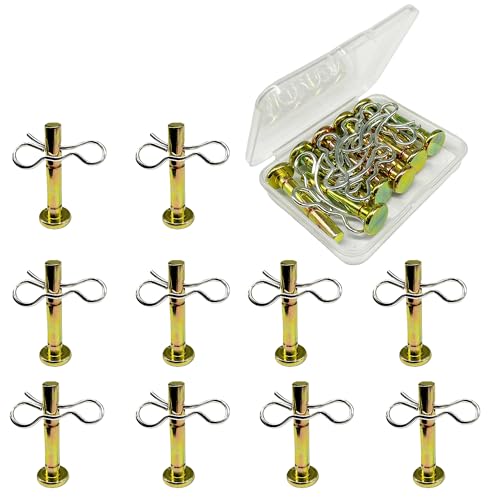 10 pcs Snowblowers Shear Pins Kit - Shear Pin 738-04124 738-04124A and Cotter Pin 714-04040 for MTD Troy-Bilt Snow Blowers