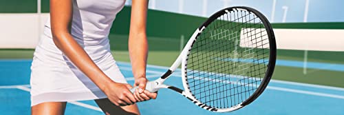HEAD Metallix Attitude Pro White Tennis Racket - Pre-Strung Adult Tennis Racquet for Control and Maneuverability