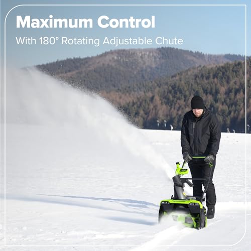 Greenworks 40V 20'' Snow Thrower 5Ah Battery