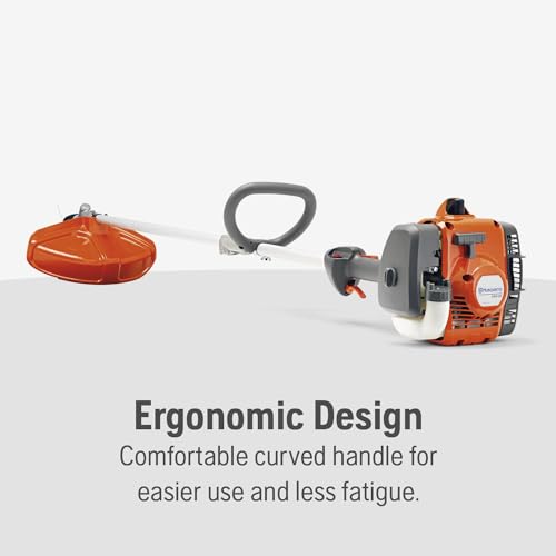 Husqvarna 122LK Gas Trimmer, 22-cc 2-Cycle, 17-inch Straight Shaft Gas Trimmer with T25 Head, 967628201
