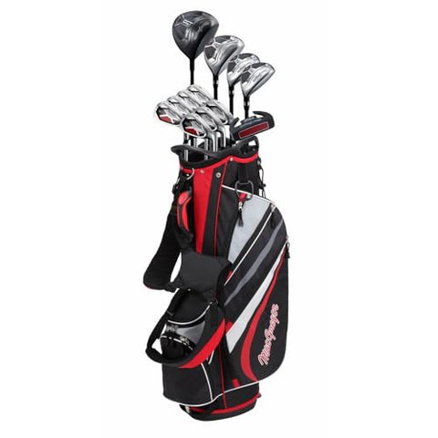 MacGregor Golf DCT4000 Golf Clubs Set with Bag (Graphite/Steel, 16 Pieces / 12 Clubs, Stiff, Right)