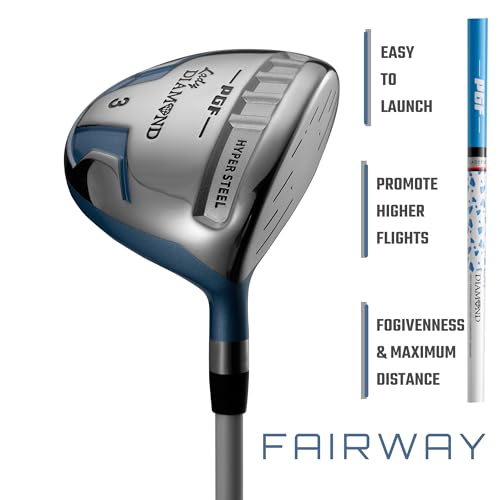 PGF Lady Diamond S5 Women's Complete Golf Club Package Set [Hand: Right] [Length: Standard][14-Pieces]