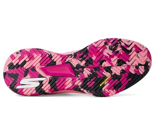 Skechers Women's Viper Court Pro Pickleball Sneaker, Pink, 10