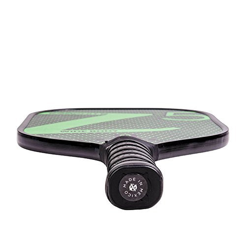 Onix Z5 Graphite Pickleball Paddle (Green) with Cushion Grip and Green Paddle Cover