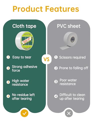 SONICTOP Pickleball Court Tape, 2" x 263 ft Lengthened Pickleball Court Marking Kit Makes Full Size Outdoor Court Tape for Temporary Court Lines No Residue Easy Installation(White)