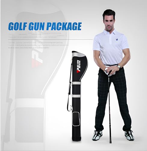 PGM Beginner Golf Clubs Sets OVERSEA for Men 5 Piece Includes Golf Driver, 7 Iron, Sand Wedge, Putter and Lightweight Carry Sunday Club Golf Stand Bag Right Handed
