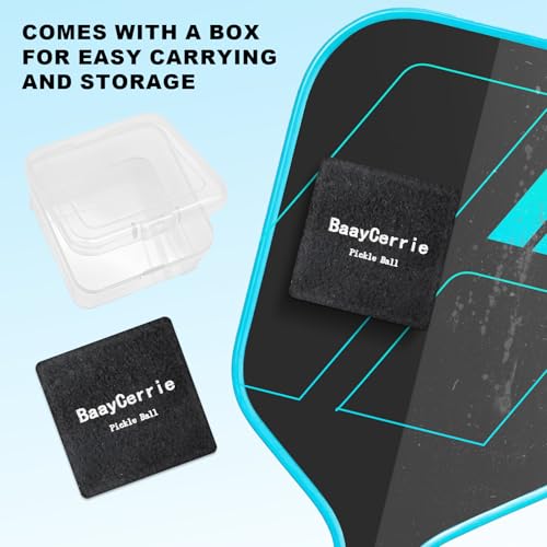 Pickleball Paddle Eraser & Cleaner - for Carbon Fiber Paddles, Seamless Mold Design, Quickly and Effectively removes Residue, eliminating Ball Marks, Dirt, and Minor Scratches