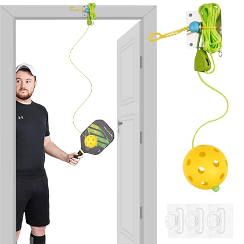 Whiidoom Pickleball Trainer, Pickleball Rebounder for Pickleball Training and Practice, Enhance Reaction Time & Hand-Eye Coordination, Easy Installation