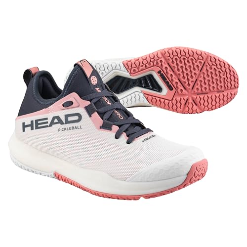 HEAD Motion Pro Women's Pickleball Shoe, White/Blueberry, 8.5