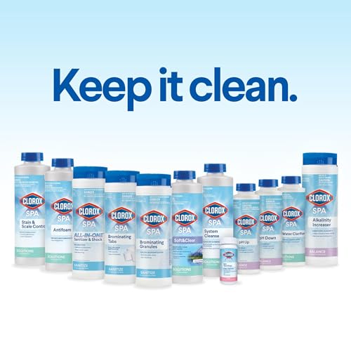 Clorox® Pool&Spa™ System Cleanse, Removes Build-Up from Spa and Hot Tub Plumbing, Improves Filter Performance, 32 Ounces (Pack of 1)