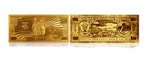 American Art Classics Gold Million Dollar Bill Commemorative