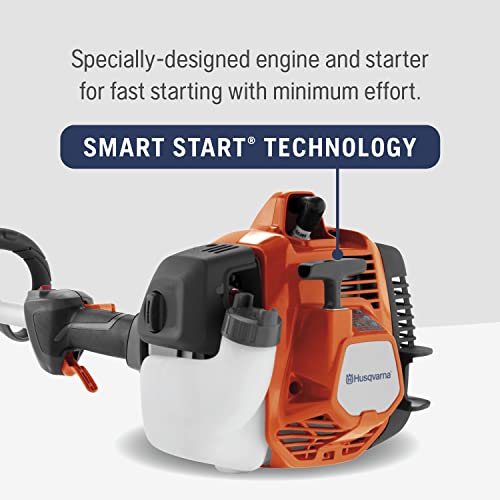 Husqvarna 330LK Gas String Trimmer, 28-cc 2-Cycle, 20-Inch Straight Shaft Gas Weed Eater with Rapid Replace Trimmer Head for Seamless String Reloading, 970545002