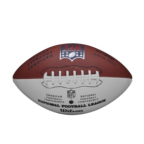 WILSON New NFL Autograph Football - Official Size, Brown