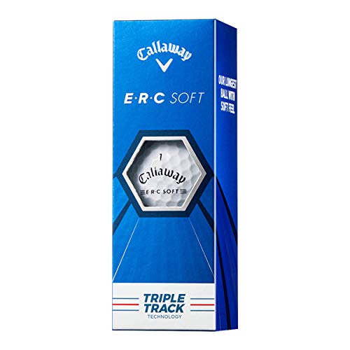 Callaway Golf ERC Soft Golf Balls (White Triple Track (2021)