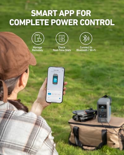 Anker SOLIX C200 DC Power Bank Station, 192Wh Portable Power Station, LiFePO4 Battery, 200W Solar Generator, for Outdoor Camping, Traveling, and Emergencies (No Wall Charger Included)