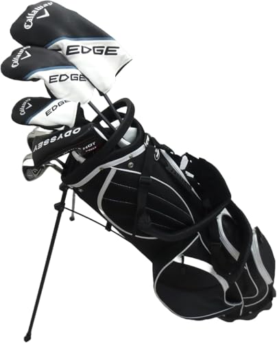 Mens Callaway Complete Golf Set - Clubs Driver, Fairway Wood, Hybrid, Irons, Putter Stand Bag Reg Flex