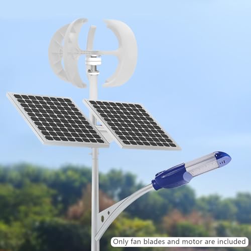 600W Wind Turbine Generator With Controller, 5 Blades, Lantern Shape, Automatic Wind Angle Speed Regulation, 3-Phase AC Permanent Magnet for Home Use