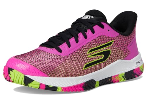 Skechers Women's Pickleball Viper Court Pro 2.0 Sneaker, Hot Pink, 8 Medium