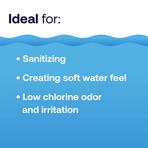 HTH Spa 86109 Bromine Tablets, Chemical Sanitizer for Spas & Hot Tubs - Fits All Floaters for Easy Application, Creates Soft Water Feel, No Chlorine Odor, Eliminates Bacteria & Algae, 2 lbs