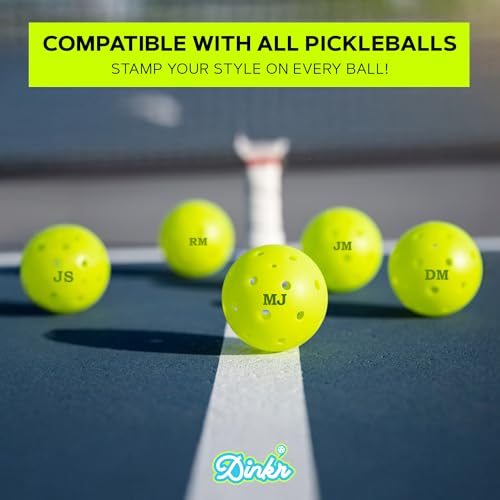 Dink Ink Letters - Self-Inking Reusable Pickleball Marker | Personalize Your Pickleballs with Precision | Quick-Dry, Smudge-Free Durable Ink | Perfect for Marking Your Pickleballs (Letter Y)