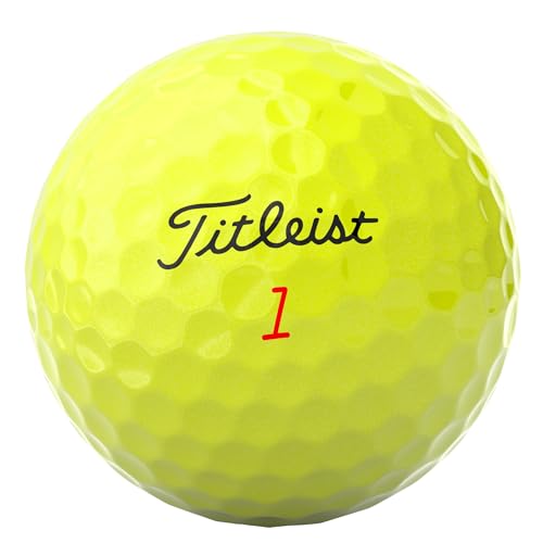 Titleist TruFeel Golf Balls, Yellow (One Dozen)