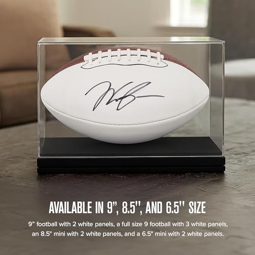 Baden Autograph Football - White Panels for Signatures | Official Size 9 | Ideal for Collecting Autographs and Memorabilia