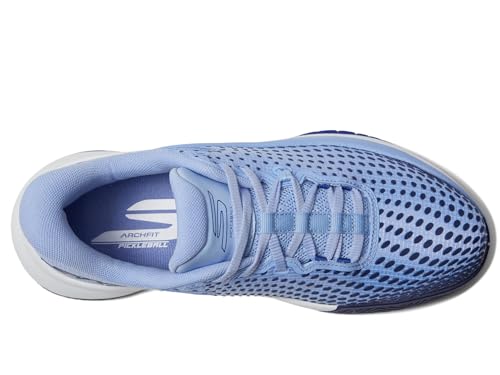 Skechers Womens Skechers Viper Court Elite Light/Blue 7.5 Medium
