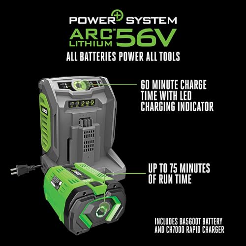 EGO POWER+ Electric Lawn Mower, Self-Propelled Cordless with Select Cut, Includes 56V 10.0Ah Batteries and 700W Turbo Charger - LM2156SP