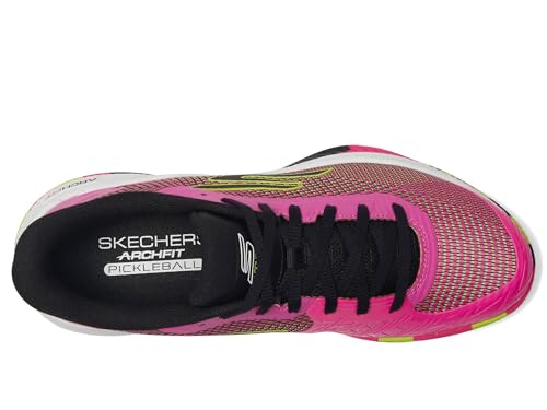 Skechers Women's Pickleball Viper Court Pro 2.0 Sneaker, Hot Pink, 8 Medium