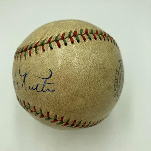 Stunning Babe Ruth Single Signed Autographed Baseball JSA COA - Autographed Baseballs