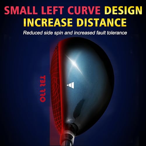 PGM Men's G300 Complete Golf Club Set - Titanium #1 Driver, Draw-Biased Hybrid, High-Strength Iron Set, High Forgiveness Putter, with Stand Bag (Right-Handed, 12Pcs Clubs-Regular)