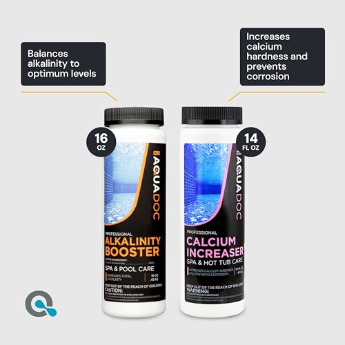 Hot Tub Chemicals Starter Kit - Chlorine Spa Starter Kit Chemicals for Hot Tub - Convenient Hot Tub Starter Kit & ph Control Kit - Effective Chlorine pH Balancer & Inflatable Hot Tub Chemical Kit