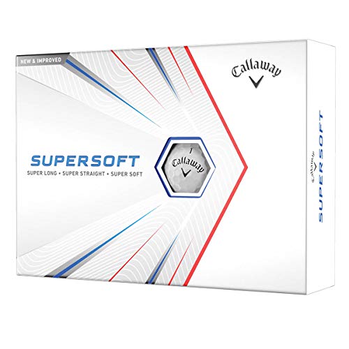 Callaway 2021 Supersoft Dozen Golf Balls White