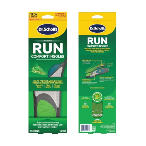 Dr. Scholl's Run Active Comfort Insoles,Women's, 1 Pair, Trim to Fit Inserts