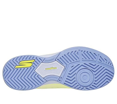 Skechers Women's Viper Court Reload Hands Free Slip-Ins Pickleball Sneaker, Lime, 10