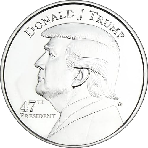 2025 President Trump 47th President 1oz .999 Silver Coin in Air Tite Holder Dollar Uncirculated