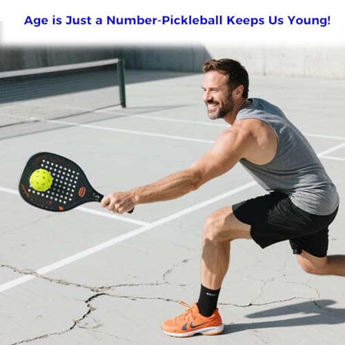 Reusable Pickleball Court Marking Kit, 44x20 Feet Durable Plastic Full-Court Pickleball Court Stencil Kit for Concrete, Instead of Paperboard, Easy Layout with All Accessories Included
