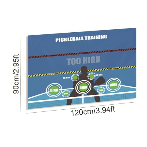 kowaku Pickleball Dink Pad, Dink Master Exercise, Rebounder Aids Pad, Pickleball Training Poster Mat, for Pickleball, Dink, Training