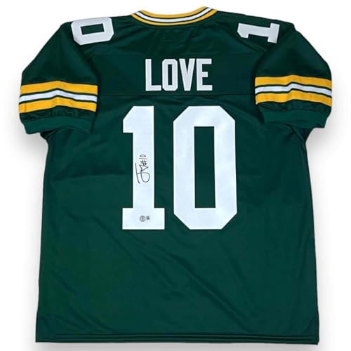 Jordan Love Autographed Signed Jersey - Green - Beckett Authenticated