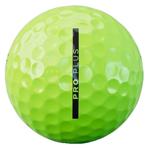 Vice Golf PRO PLUS 2020 | 12 Golf Balls | Features: 4-piece cast urethane, maximum distance, reduced driver spin | More colors: NEON RED, WHITE | Profile: Designed for advanced golfers