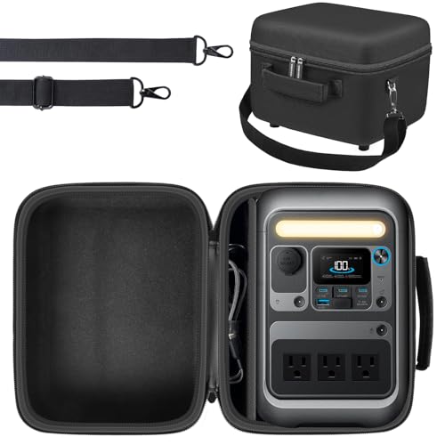 Case for Anker SOLIX C300 Portable Power Station, Battery Solar Generator Storage Holder for Charging Cable and Accessories（Box Only) (for Anker SOLIX C300)
