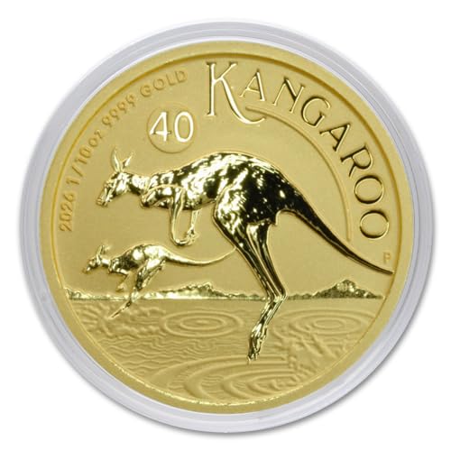 2026 P 1/10 oz Australia Gold Kangaroo Coin Brilliant Uncirculated (In Capsule) with Certificate of Authenticity $15 Seller BU