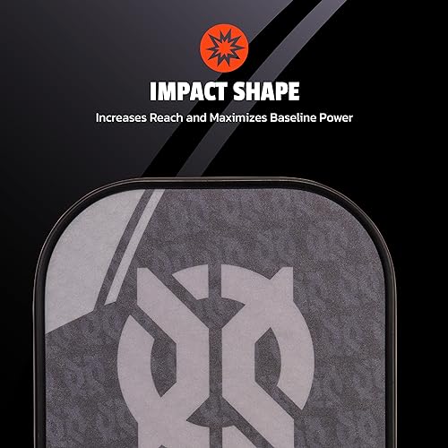 Onix Evoke Premier CT-16 Premier Pickleball Paddle Polypropylene Honeycomb Core Protective Edgeguard and Composite Face Paddle