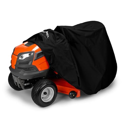 Himal Outdoors Riding Lawn Mower Cover - Tractor Cover Fits Decks up to 54" Heavy Duty Protector, 420D Polyester Oxford Universal Fit with Drawstring