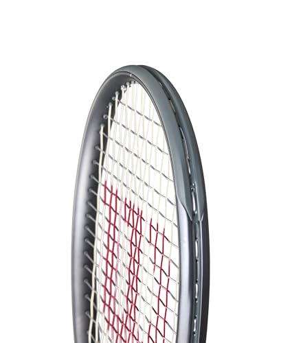 Wilson RF 01 Pro Strung Performance Tennis Racket - Grip Size 2-4 1/4", Strung with Sensation 16 Natural at Mid Range Tension