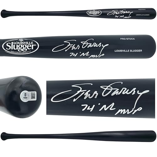 Steve Garvey Autographed Black Slugger Louisville Pro Stock Baseball Bat Dodgers Los Angeles "74 NL MVP" Beckett BAS Witness Stock #241443