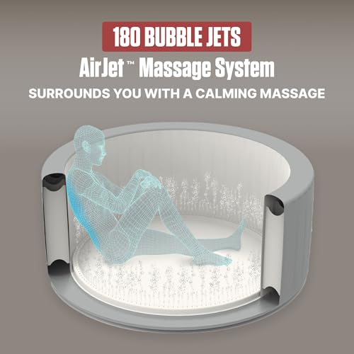 Coleman Sicily Energy-Efficient AirJet Inflatable Hot Tub 5-7 Person with App-Control