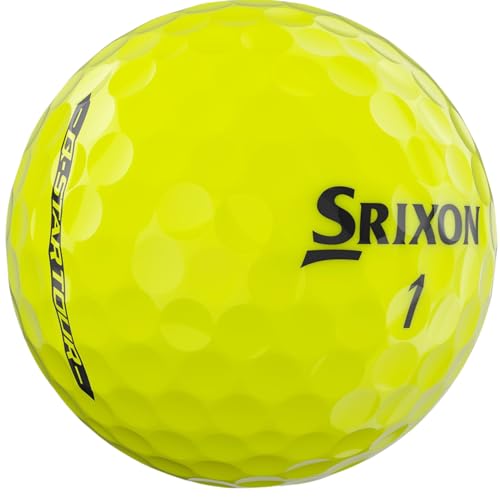 Srixon Q Star Tour 5 Golf Balls, Yellow